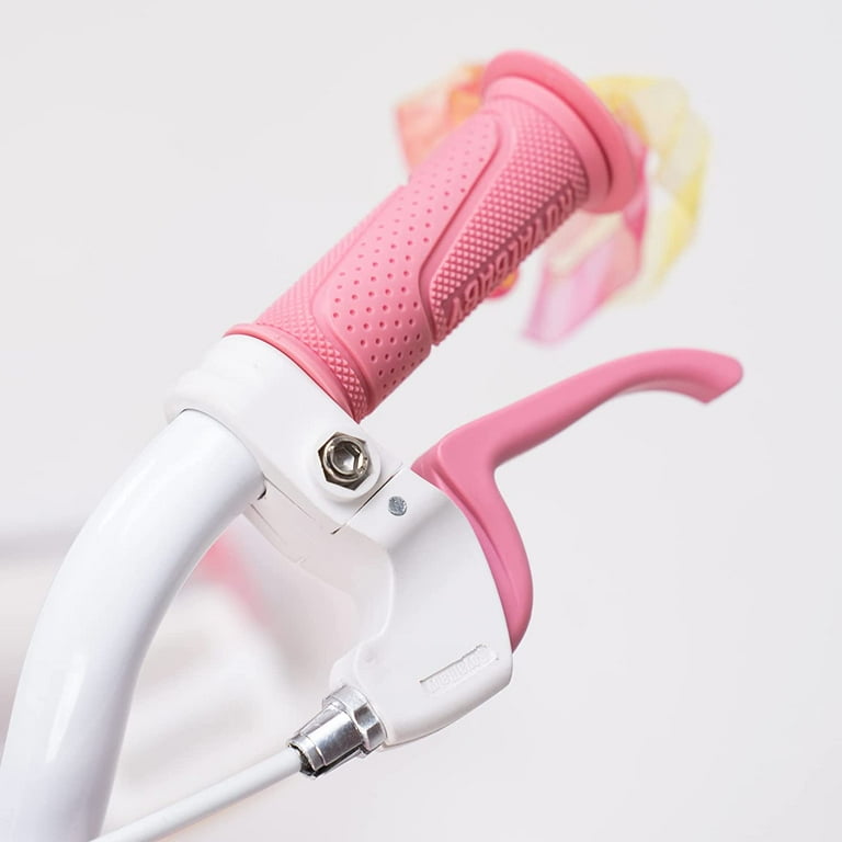 RoyalBaby Stargirl Kids Bike 18 Inch Girls Bicycle for Children with Kickstand Basket Rose Pink Walmart