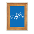 thumbnail image 1 of Energetic 5-le Staff Blue Desktop Wooden Photo Frame Display Picture Art Painting Multiple Sets, 1 of 3