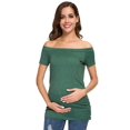thumbnail image 1 of Camisetas de manga corta para embarazo y maternidad para mujer 1 piezas como pic 1, 1 of 4