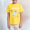 thumbnail image 2 of Ccpelsie Little Boys T-Shirt Summer Casual Athletic Vacation Beach Outfits for Boys Homewear(Yellow,9-10 Years), 2 of 4