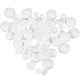 thumbnail image 3 of 150 piezas de espuma decorativa en blanco, semicírculos de espuma sin terminar para manualidades, bricolaje y manualidades para niños pequeños., 3 of 8