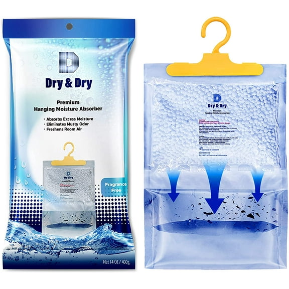 6 Packs Absorbers Dehumidifiers for Home, Basement, Bedroom - Small Dehumidifier