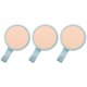 thumbnail image 2 of 3 ganchos para toallas, rotación de 360 grados, fuerte fuerza de sujeción, ABS duradero, estable, multifunción, ganchos para sombreros para el baño, hogar, rosa claro y azul claro, 3 unidades, 2 of 8