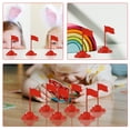 thumbnail image 2 of Miangastore 60pcs Miniature Flags For Sand Table Diorama Scene Decoration Plastic Flag Model For Display Small On Sticks Tables Practical Design, 2 of 8