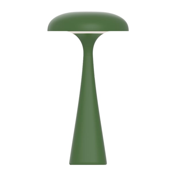 Lámpara de mesa, lámpara de noche, luz de escritorio, lámpara de escritorio LED recargable ajustable para estudio Verde