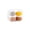 C Clear, variant on Silicone Travel Bottles, Leak Proof Portable Squeeze Cosmetic Containers, 4 Pack Jars with Translucent Storage Pouch, for Storing Lotion Cream Hand Cream Shampoo Skincare Toiletries for Airplane Carr