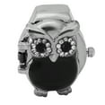 thumbnail image 2 of Montre Bague Bague Doigt Montre Bague Quartz Montre Bague Doigt Quartz Montre Bague Retournement Couvercle Bague Montre Bague Doigt Montre Retournement Couvercle Motif Hibou Vintage Unixes Montre Doigt Quartz, 2 of 8