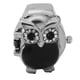 thumbnail image 2 of Reloj con anillo para dedo, cubierta abatible, patrón de búho vintage, reloj de cuarzo para dedo Unixes (negro), 2 of 5