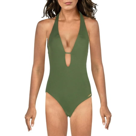 UPC 193144931450 product image for Vince Camuto Womens Cut-Out Plunging V-Neck One-Piece Swimsuit | upcitemdb.com
