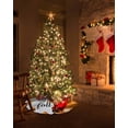 thumbnail image 5 of Hello Fall Thanksgiving Christmas Tree Skirt 48 Inches Large Christmas Skirt Tree, Autumn Red Orange Maple Leaf Dog Tree Skirt Christmas Decorations for Fireplace Party Holidays Indoor Outdoor, 5 of 7