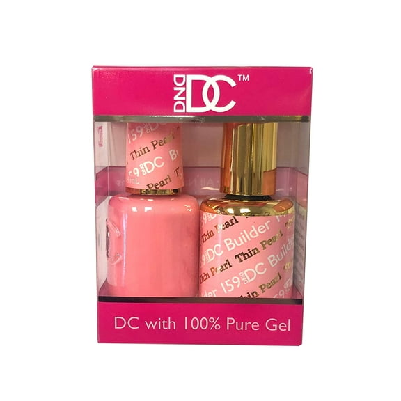 DND - DC Duo Soak off Gel & Matching nail polish - #159 Thin Pearl