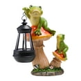 thumbnail image 2 of Solar Frog Garden Statues Outdoor Decor - Mushroom Frog Figurines with Lights, Fairy Garden Accessories for Yard Art Lawn Ornaments, Porch, Patio, Balcony, Home - Gardening Gifts for Women, 2 of 8