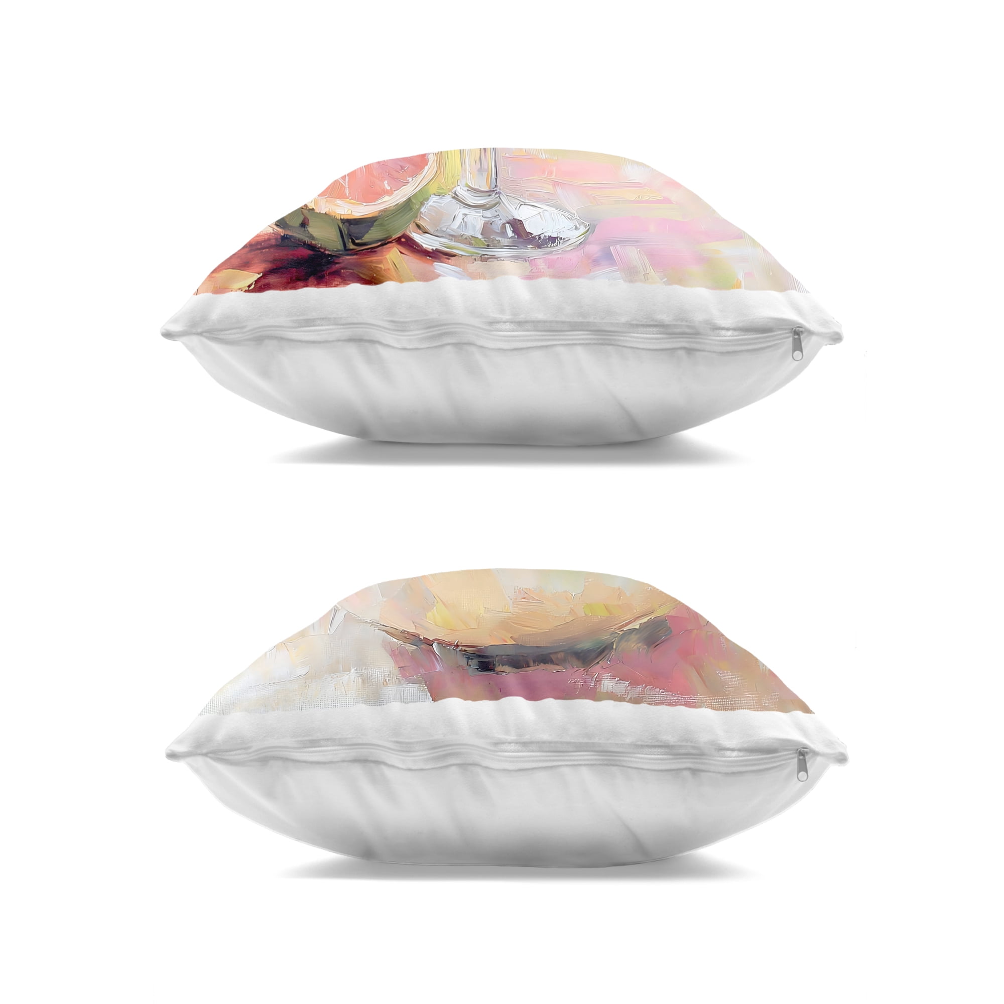 Stupell Industries Grapefruit Bowl & Cocktail 2 Piece Decorative Printed Throw Pillow Set, design by Riley B, 18 x 7 x 18