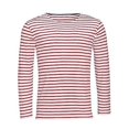 thumbnail image 1 of SOLS Mens Marine Long Sleeve Stripe T-Shirt Newway CPDD, 1 of 2