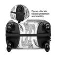 thumbnail image 2 of Disketp German Shepherd Dog Elastic Travel Luggage Cover Travel Suitcase Protective Cover For Trunk Case Apply To 18''-32'' Suitcase Cover-Medium, 2 of 7