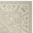 thumbnail image 5 of SAFAVIEH Micro-Loop Barnes Floral Bordered Wool Area Rug, Beige/Grey, 8' x 10', 5 of 7