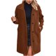 thumbnail image 2 of Abrigo informal de manga larga sin capucha y chaquetas para mujer, moda de invierno, color liso, bolsillos con botones, abrigo de felpa de manga larga, abrigo de poliéster para mujer, 2 of 8