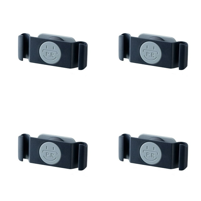 Cateissary Paquete de 4 organizadores de cables para electrodomésticos montados en la pared, envoltorios de cables para freidoras de aire Almacenamiento y organización del hogar Azul