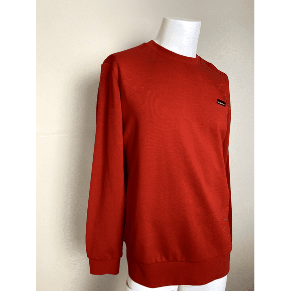 Scotch & Soda Men's Crewneck Pullover Sweater In Fiesta Red Size XL