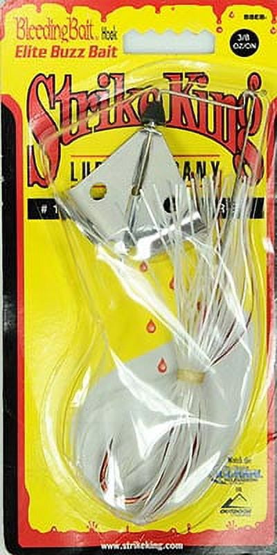 Strike King Bleeding Elite 3/8 oz Buzzbait Lure Bleeding White
