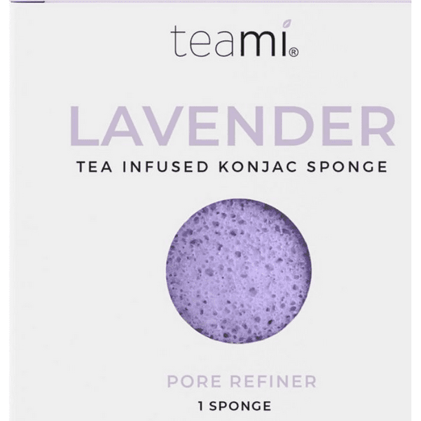 Teami Tea Infused Konjac Sponges Lavender 1ct
