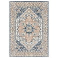 thumbnail image 2 of Luxe Weavers Oriental Medallion Navy 8x10 Area Rug, Stain-Resistant Carpet, 2 of 8