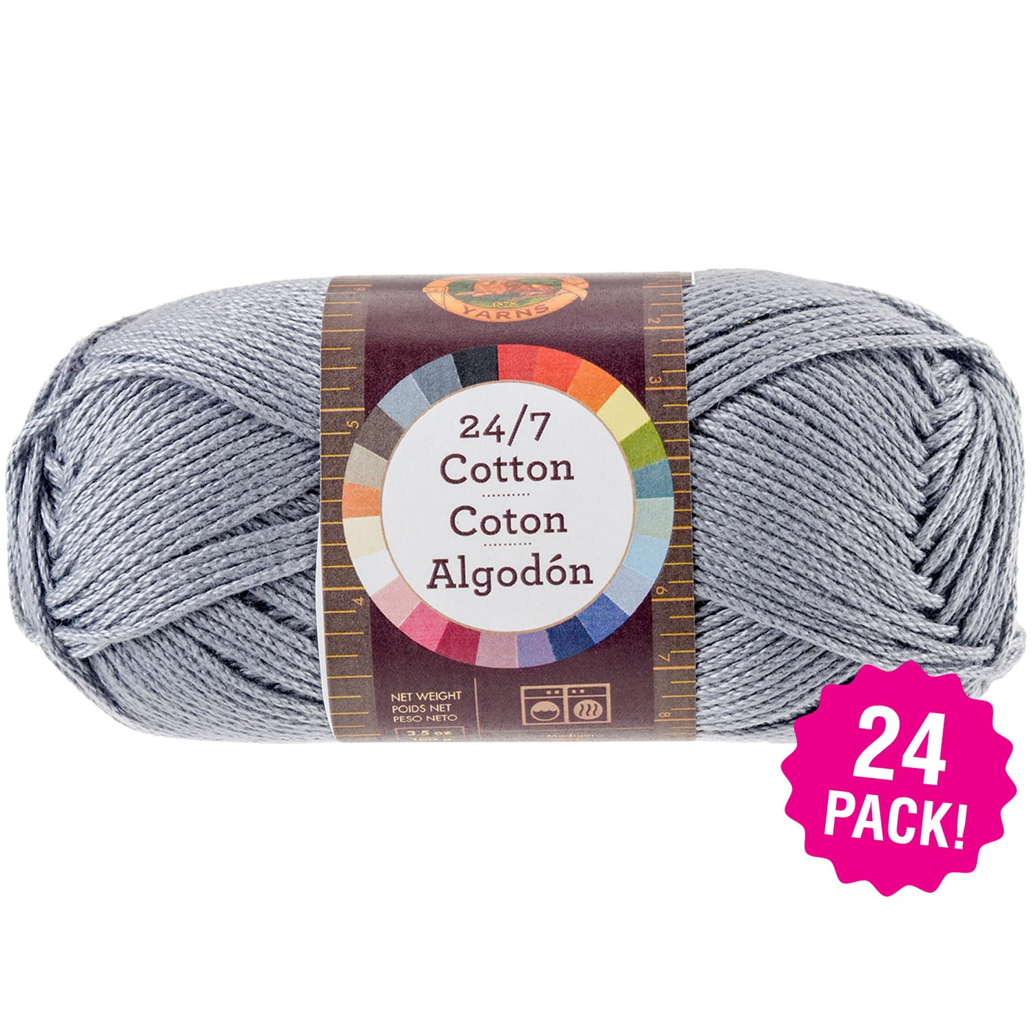 silver cotton yarn