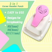 Corner Rounder Punch, 3-in-1 Corner Punches for Paper Crafts, Corner Cutter for Cardstock