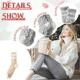 thumbnail image 2 of Women's Fuzzy Thermal Socks for Winter Warm Soft Cozy Home Wear Comfortable Sleep Casual Non- Indoor Outdoor, 2 of 6