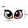 thumbnail image 5 of 1 Pair Colorful Eyes Anime Car Decal, Peeking Cute Anime Sticker for Car Window, Bumper, Laptop, Kawaii Otaku JDM Manga Aesthetic Vinyl, Waterproof & UV Resistant Car Accessory (2Pcs), 5 of 7
