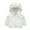 White, variant on Baby Down Jackets Windproof Baby Coat Spring Autumn Children's Coral Velvet Coat Baby Clothes Thick Warm Hooded Top for Boys Girls(Khaki,3-6 Months)