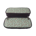 thumbnail image 5 of Lsque Retro Hippie Groovy Mushroom Printed Big Capacity PU Leather Pencil Case Large Pencil Pouch Stationery Pen Bag Pencil Holder for Teen, 5 of 6