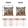 thumbnail image 6 of Throw Pillow Covers 18x18 Inch Set of 2 Orange Pumpkin Truck Halloween Decorative Pillow Covers Trick Or Treat Cobweb Cushion Cover Pillowcase for Sofa Couch Bed Home Decor, 6 of 9