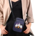 thumbnail image 4 of HELLHERO Women Crossbody Bag Monochrome Cat Parade Stylish Polyester with Shoulder Strap Men, Women 4.33x1.97x7.09 Casual Travel, 4 of 7