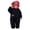 Black#big mouth monster onesie kids toddler, variant on lcziwo Big Mouth Monster Onesie Teen Funny Unisex Toddler Fuzzy Pajamas Soft Plush One Piece Jumpsuits Winter Thermal Loungewear Green,11-12 Years