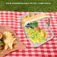 thumbnail image 4 of Portable Mesh Storage Organizer Basket,Multi-Functional Picking Baskets,Vegetables Basket with Double Folding Handles Picnic Hamper,for Kitchen Garden (White), 4 of 7