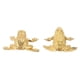 thumbnail image 2 of Emoshayoga Ranas De La Fortuna De Latón - 2 Piezas De Ranas De Dinero Feng Shui, Adorno De Cobre De Sapo Dorado De La Reunión De La Fortuna, Pulido A Mano, para La Decoración del Hogar, 2 of 5