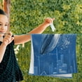 thumbnail image 2 of Blue Whale Summer Hand Towels 2 PCS, Underwater City Kitchen Towel Ultra Soft and Highly Absorbent,Decorative Fingertip Face Towel for Bathroom Hotel, 28.3"x14.4", 2 of 4