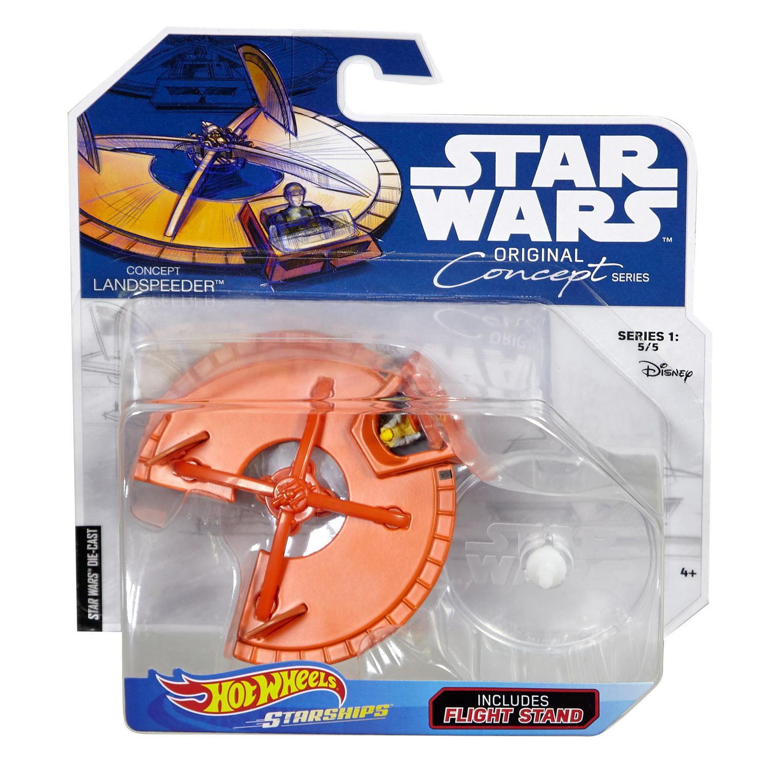 Hot Wheels Star Wars Land Speeder Vehicle