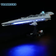 YEABRICKS LED Lighting Kit Compatible with LEGO Star Wars Executor Super Star Destroyer 75356 Building Toy Set(Not Include the Model)