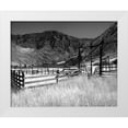 thumbnail image 3 of Scott Larson 32x26 White Modern Wood Framed Wall Art Titled - Summer Corral I, 3 of 5