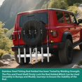 thumbnail image 3 of QinaQin Fishing Rod Holder for Car Link Tube, Fits 1.6 Inch Hitch Receiver, Adjustable Stainless Steel Pole Rack with Quick Release, 3 of 6