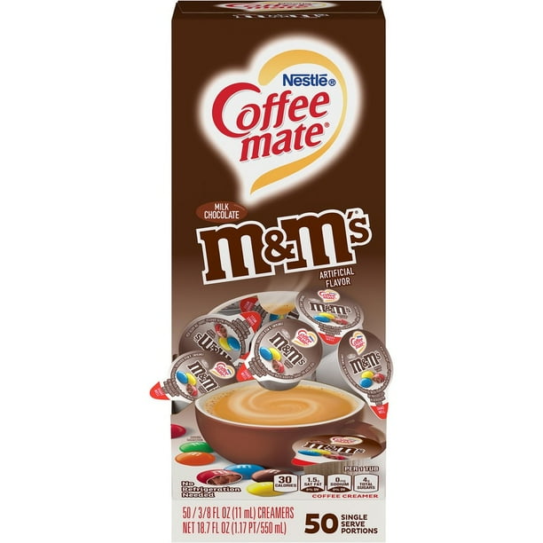 Nestle Coffee mate M&M's Liquid Creamer Singles Classic Milk
