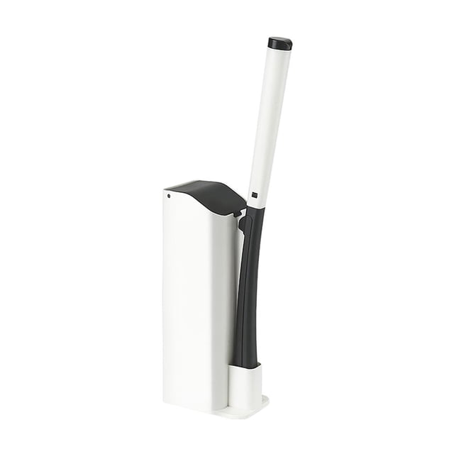 Juego De Escobillas De Limpieza De Inodoro De Esponja Desechable Limpiador De Inodoro Portátil Con Cubo De Almacenamiento De Líquido De Limpieza Kearding HA026014-01