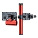 thumbnail image 5 of Accesorios de pesca Soporte de soporte Juego de 2 piezas Estante de bandeja de cebo duradero portátil Fácil de instalar Aleación de aluminio universal Rojo DYNWAVEMX Se adapta a sillas de pesca, 5 of 7