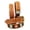 Tan, variant on 43-44  Men's Western Rodeo Heavy Duty Beaded Full-Grain Leather Belt 26RT10A