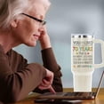 thumbnail image 6 of 70th Birthday Gifts for Men Women 70 Year Old 1954 Birthday Gift Ideas for Dad Mom 40oz Tumbler Cup With Handle, 6 of 6