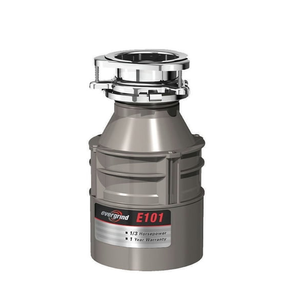 InSinkerator E101W/C Evergrind E101 1/3 HP Garbage Disposal with Cord