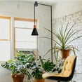 thumbnail image 5 of FSLiving Hanging Grow Light for Indoor Plant Full Specturm,Timer Plug in Light with 4500K 10W Focusing Grow Spotlight Bulb,Black&Gold Metal Shade with Pulley for Indoor Seed Flower Output - 1 Pack, 5 of 11