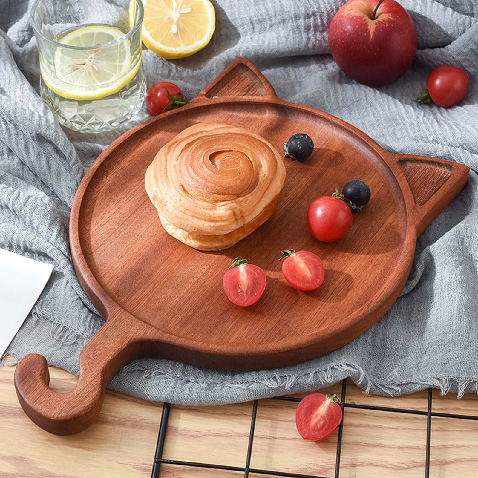 Solid Teak Wood Cutting Board for Meat, Bread & Pizza, Large Kitchen Chopping Block,All-Purpose Serving Board